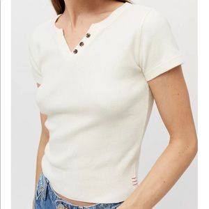 Urban Outfitters BDG Faith Henley Top